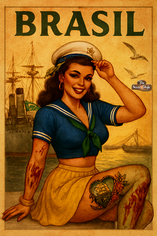 Pinup Sailor Style Brasilian - 4ever Style 